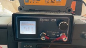 КУЛОН 720  +  Заряд  аккумулятора  82  Ач,   700 А( SAE/CCA ).  Настройки  параметров. Кипятить или