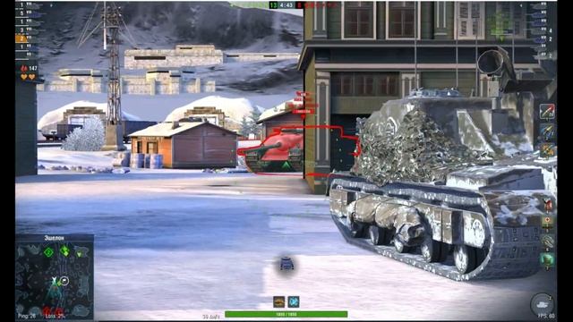 ИС - 6 в режиме "КОСМОВОЗРОЖДЕНИЕ" | Tanks Blitz Lesta смотреть онлайн