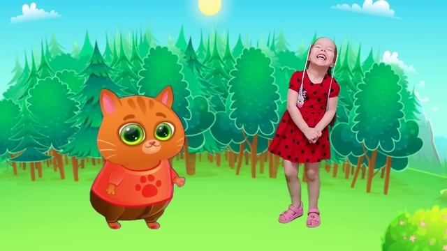 Настя и котик Bubbu в сборнике для детей | Бубу потерял хв