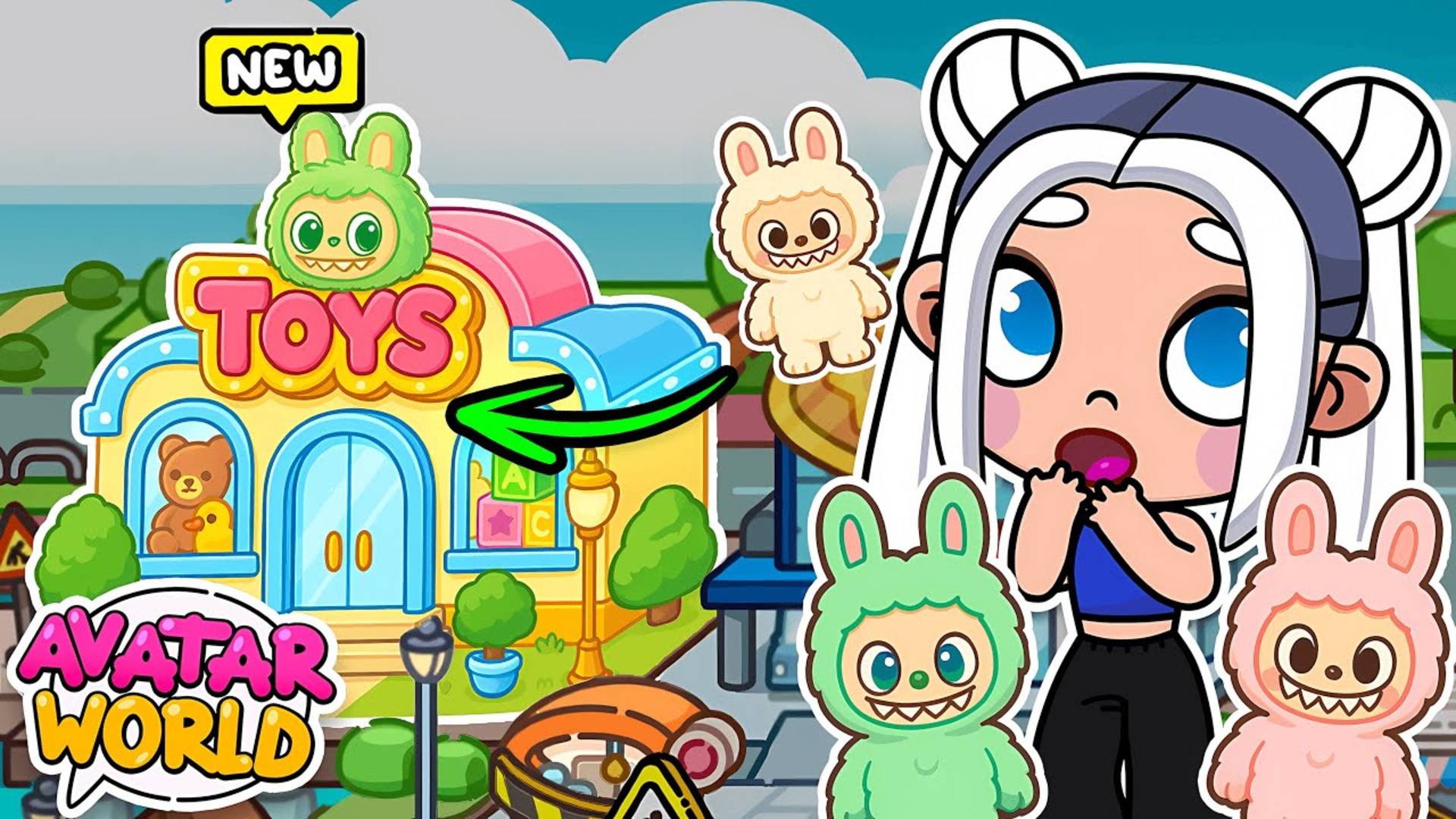 НОВИНКА! 😱 МАГАЗИН ИГРУШЕК ЛАБУБУ! 🧸🎁 СЕКРЕТЫ И БАГИ В МИРЕ АВАТАРОВ! смотреть онлайн