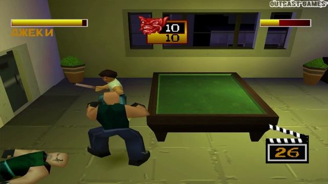 Jackie Chan's Stuntmaster :: PSOne :: Прохождение :: ГАДСКИЕ НИНДЗИ :: #4 смотреть онлайн