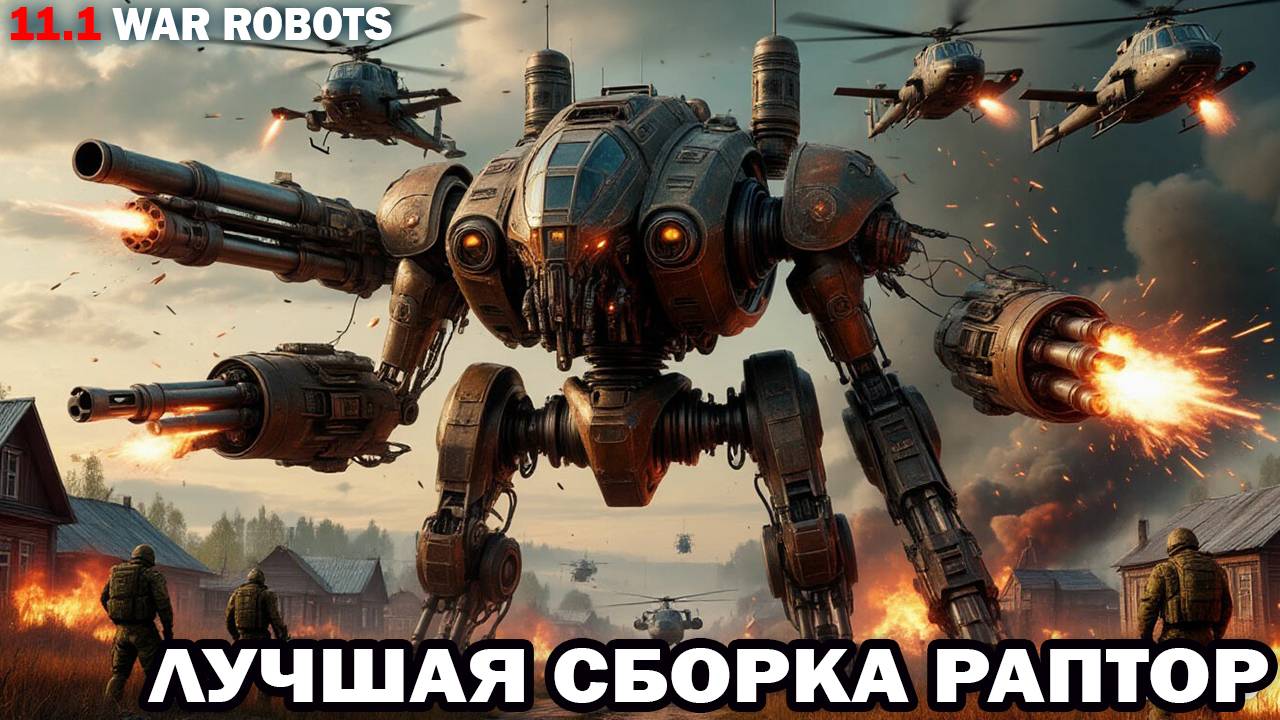 Супер сборка уже понерфленного Раптора до финального нерфа - развлечения в War Robots #варроботс смотреть онлайн