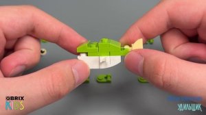 Собираем удильщика из конструктора QBRIX KIDS - детские конструкторы с видеоинструкцией