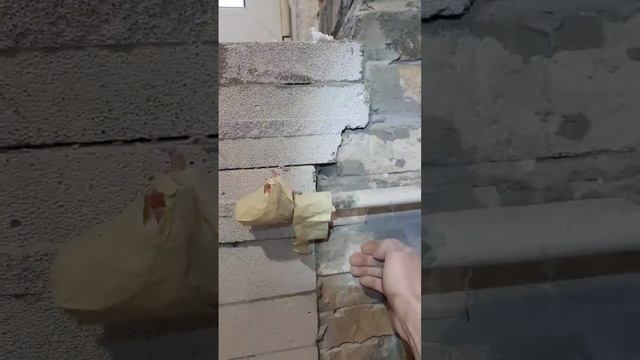 Заделка ниши подоконника газоблоком)) смотреть онлайн