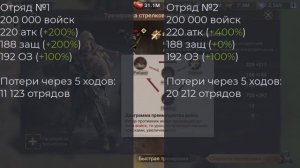 Doomsday - баланс войск и характеристик