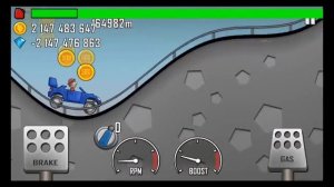 Конец мира в android игре HILL CLIMB RACING | проехал 385 000 метров | ?