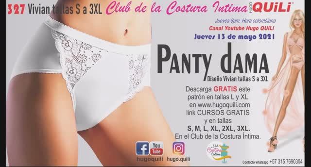 Пошив женских трусиков VIVIAN 327. Выкройка в описании.