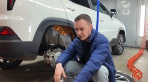 Шумоизоляция колесных арок на МОСКВИЧ 3Е