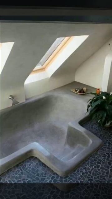 Раковины и ванны из керамогранита #home #design #interiordesign смотреть онлайн