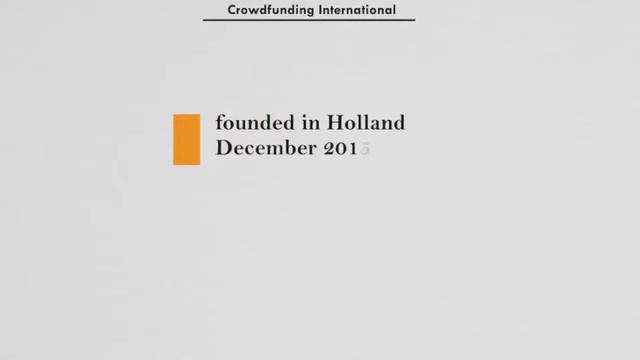 Знакомство с Crowdfunding International