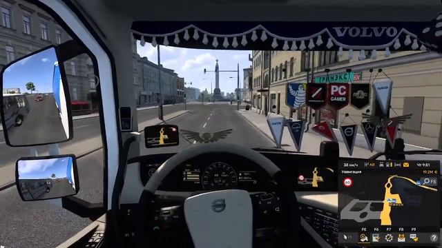 Едем по Беларуси и России В Euro Truck Simulator 2 смотреть онлайн