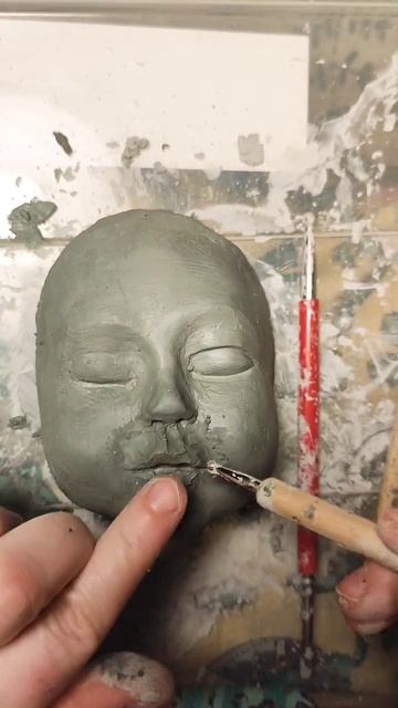 Первый раз работаю с голубой глиной #creative #своимирукам смотреть онлайн