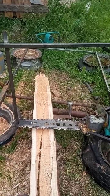 шинная пилорама первые доски настройка смотреть онлайн