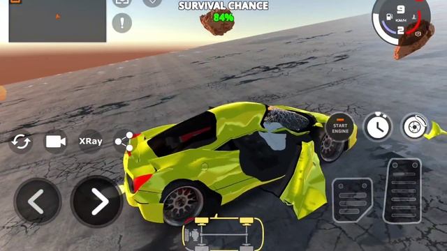 Разрушаем машины в Drive X #drivex #car #crash #crashtest #reaction