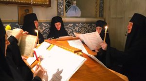 ПАСХАЛЬНОЕ БОГОСЛУЖЕНИЕ В СПАСО-ВОЗНЕСЕНСКОМ ЖЕНСКОМ МОНАСТЫРЕ НА ЕЛЕОНЕ.