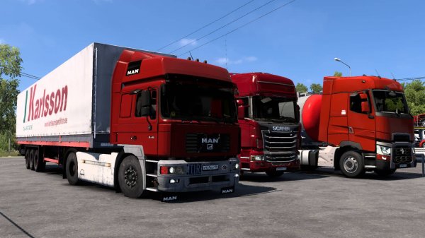 319 / ETS 2 1.53 / Русская сборка / MAN F2000 / На Алтай!