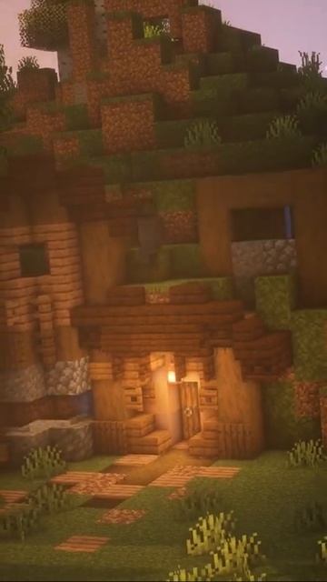 Идея для дома в холме в Майнкрафт 😨 смотреть онлайн