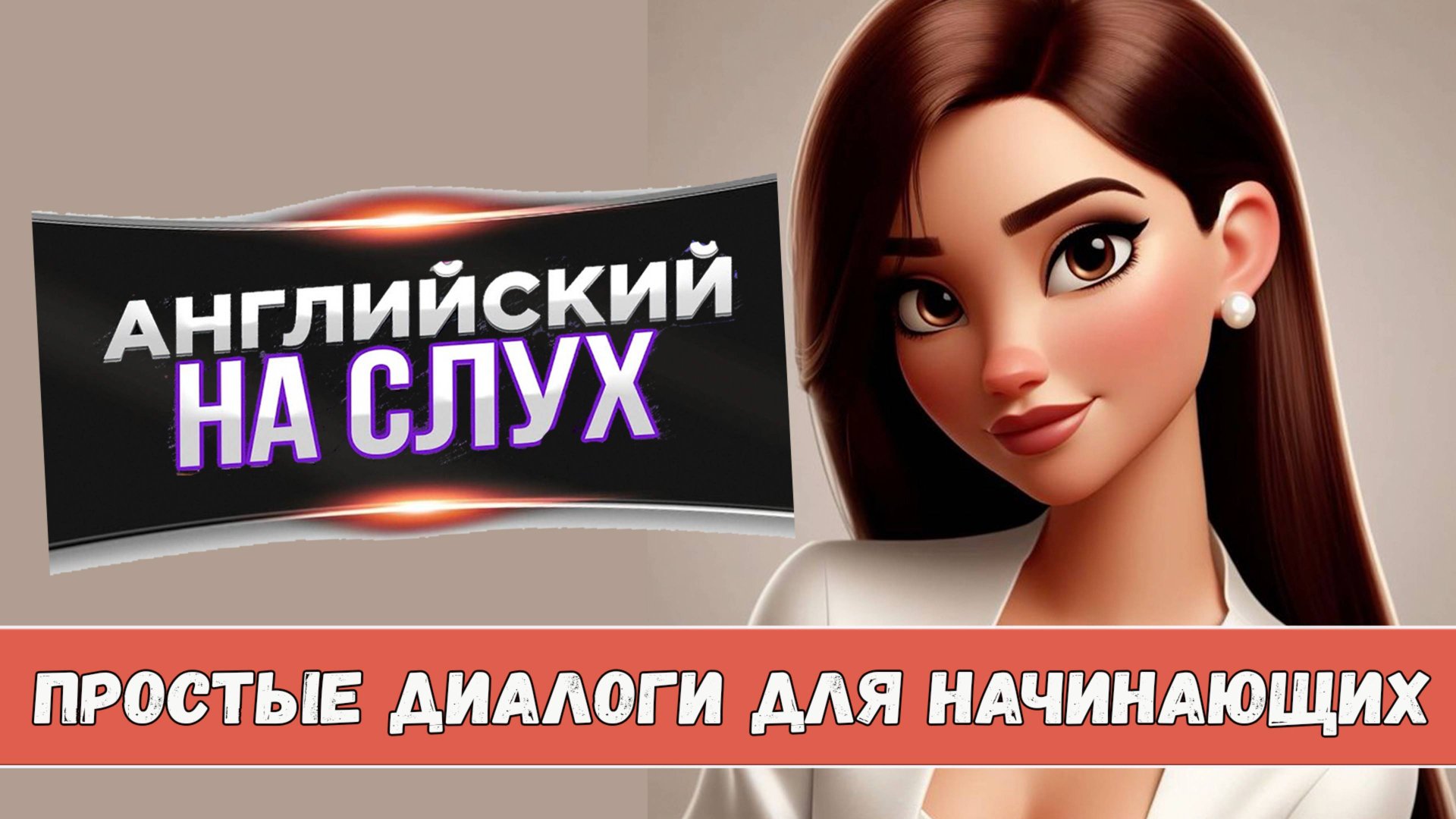 Английский на слух. Простые диалоги для начинающих.