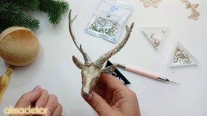 НОВИНКА!!! Елочный шар "Король леса" Мастер класс бесплатно, для новичков.Ёлочные игрушки.