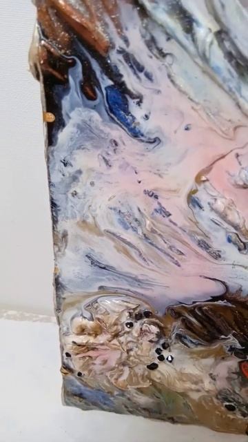 Crash test of resin textured painting. Краш тест картины из текстурной ? смотреть онлайн