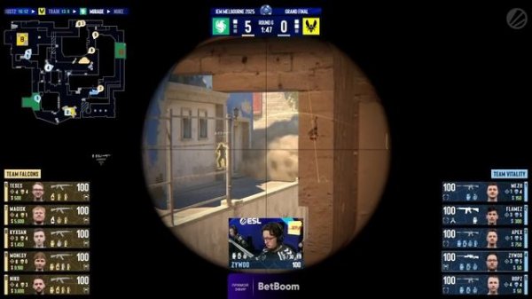 БЕЗБАШЕННЫЙ ГРАНД ФИНАЛ! Falcons vs Vitality - ЛУЧШИЕ МОМЕНТЫ - I