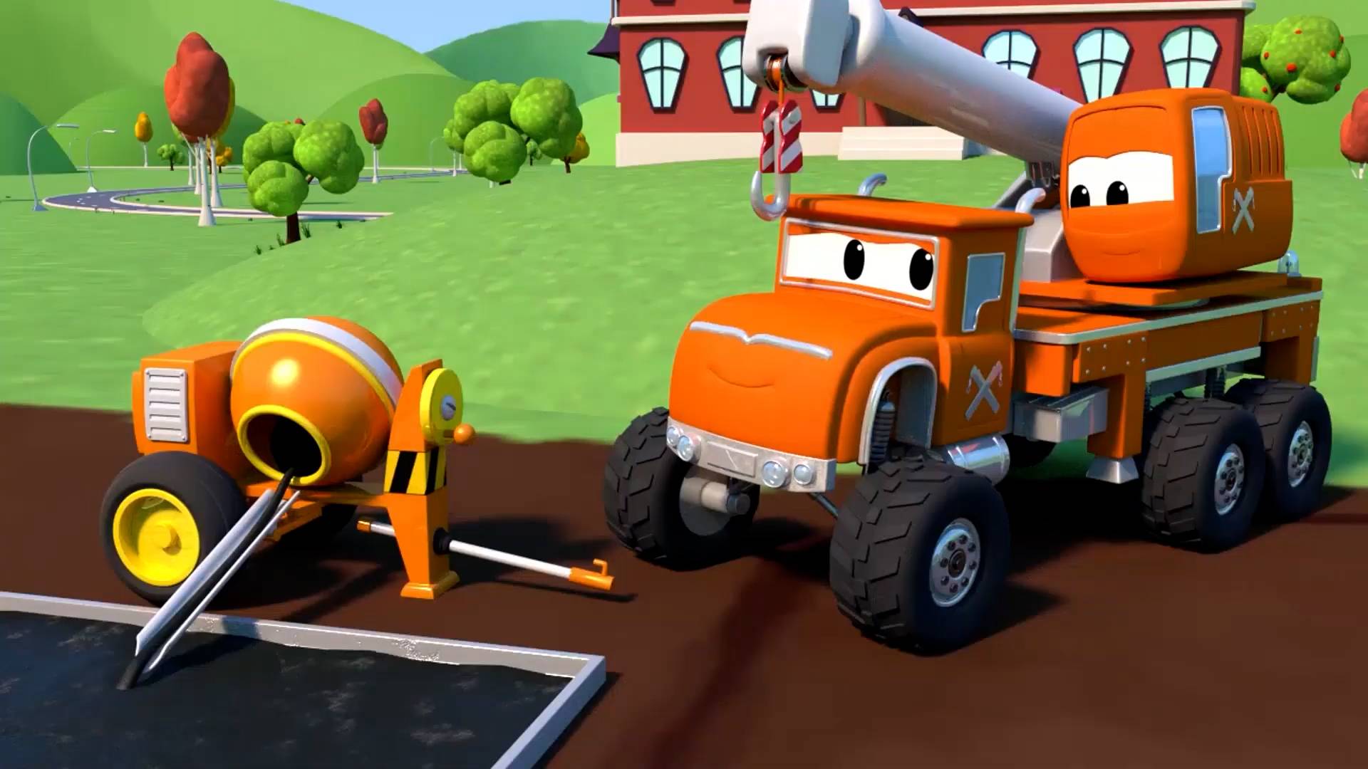 Монстр - трак спасение друзей. Мультики для малышей. Детские мультфильмы. Машинки помощники мультик смотреть онлайн