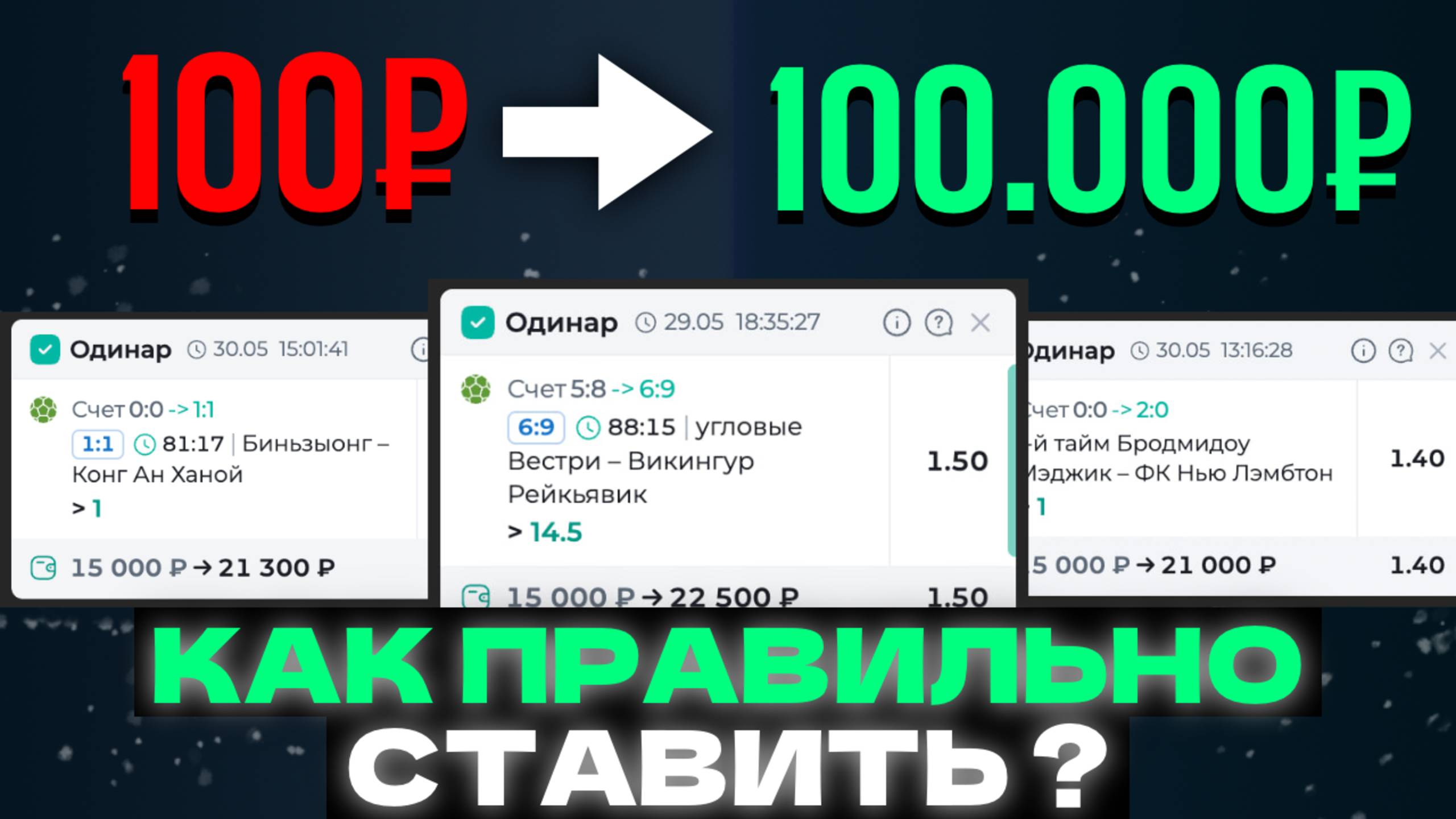 Ставки на спорт: С чего начать?