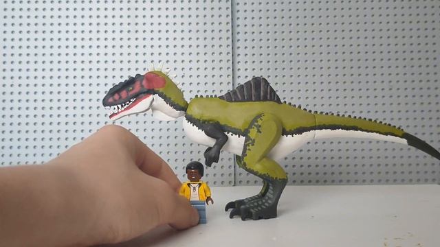 Новый лего кастом Jurassic World Chaos Theory BECKLESPINAX  #jurassicworld #dinosaur