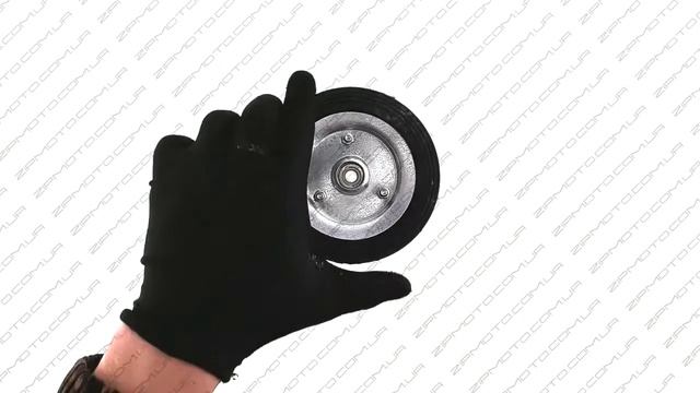 Колесо для тачек и платформ литая резина 125mm, под ось 8 смотреть онлайн