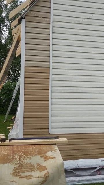 Ремонт крыши своими руками 9. Подрезал стропила смотреть онлайн