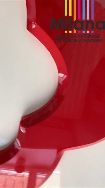 Готовый натяжной потолок. #milana #барнаул смотреть онлайн