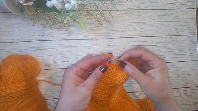 МК кардиган на девочку 1-1,5года.Реглан сверху /Kniting jumper. смотреть онлайн