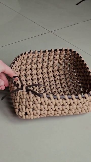 Органайзер из полиротанга. Хочешь научиться ?  #ротанг