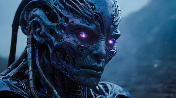 Face of the Forgotten Starborn | Biomech Ambient Ritual