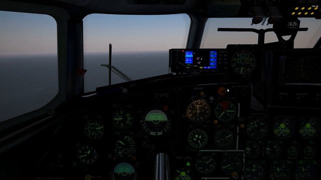 Ан-24. Xplane-11. Тестовый полет.