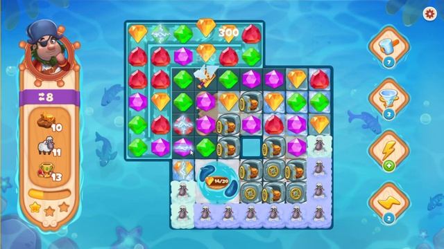 Как пройти уровень 9487 игры Сокровища Пиратов смотреть онлайн