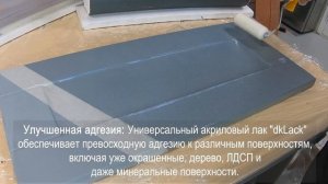Наносим акриловый лак: демонстрация на кухонном шкафе