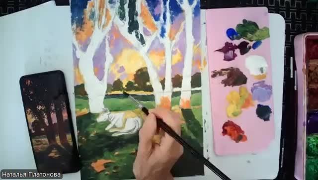 Пейзаж с коровами (ч1) смотреть онлайн