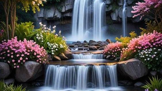 Ночной водопад: звуки для сна смотреть онлайн