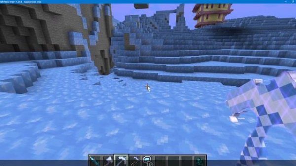 создал мод на minecraft neoforge (ice minecraft)
