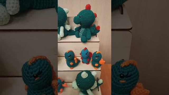 Дракончики (вязаные игрушки) смотреть онлайн