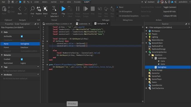 Как создать leaderstats и DataStore | Roblox Studio смотреть онлайн