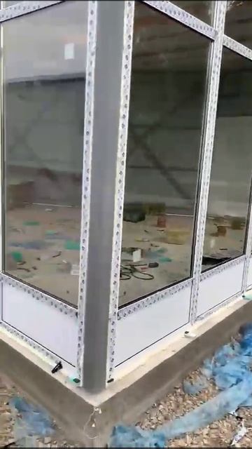 Остекление магазина из алюминиевого профиля Татпроф ? смотреть онлайн
