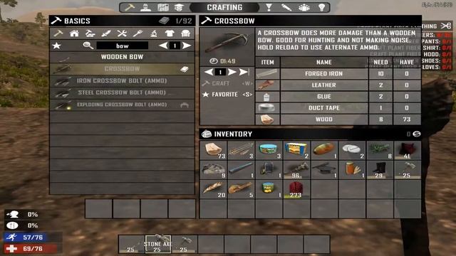 7Days to Die -продолжаем выживать !! нашел оружие !! смотреть онлайн