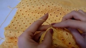 Подробный МК. Как связать красивое детское платье спицами и крючком. Часть 3. Завершение.