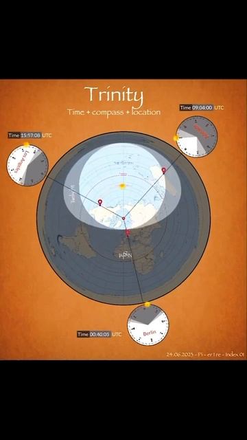 Движение Солнца над плоской Землёй. Смена дня и ночи смотреть онлайн
