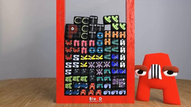 RUSSIAN ALPHABET LORE  (А-Я) COMPLETE | SOFTBODY TETRIS