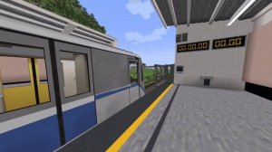 прибытье состав вагона русич на станции кутузовская метро в майнкрафте