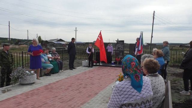 Открытие памятника ВОВ в д. Егоровщина Никольского муниципального образования. 15.09.2023 N3