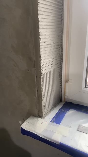 Разметка и подготовка откоса к штукатурке. смотреть онлайн